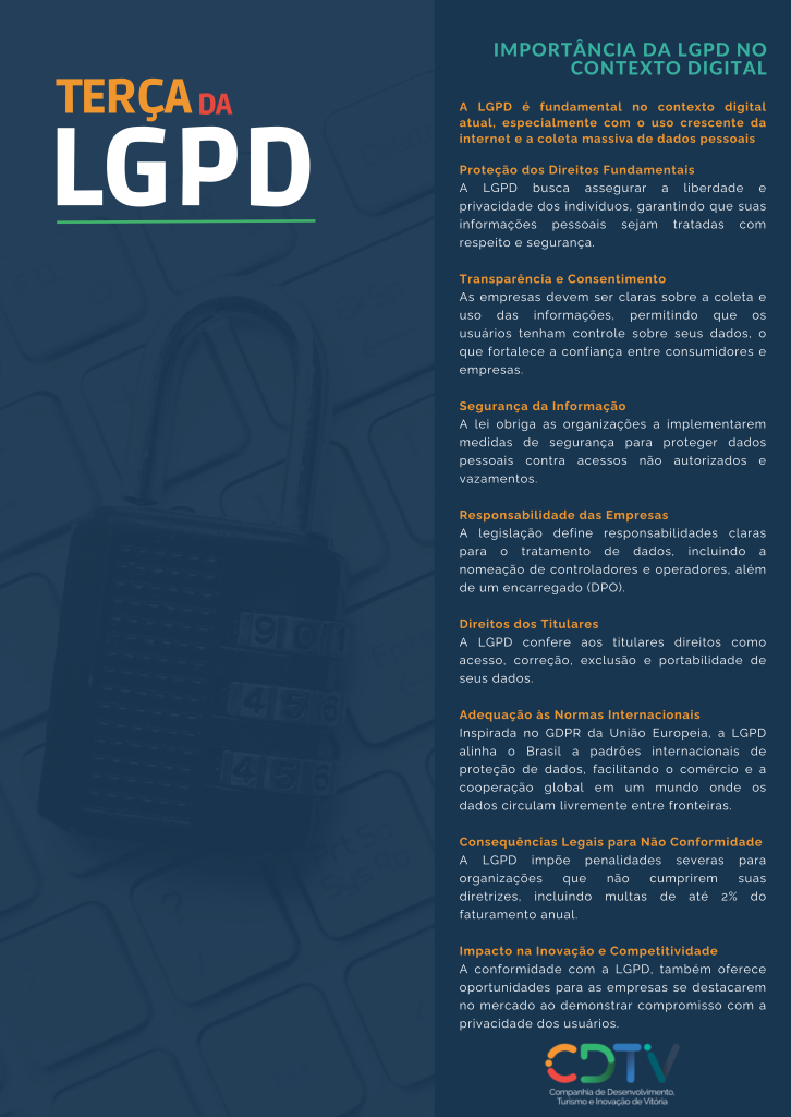 Importância da LGPD no contexto digital